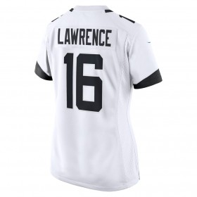 Damen Jacksonville Jaguars Trikot Trevor Lawrence 16 Nike Weiß 2021 NFL Draft